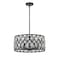 Z-Lite Dealey 5 Light Chandelier, Matte Black + Clear Crystal 6010-20MB - alternate 7